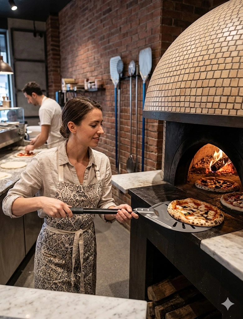 Perforated Metal Pizza Turning Peel